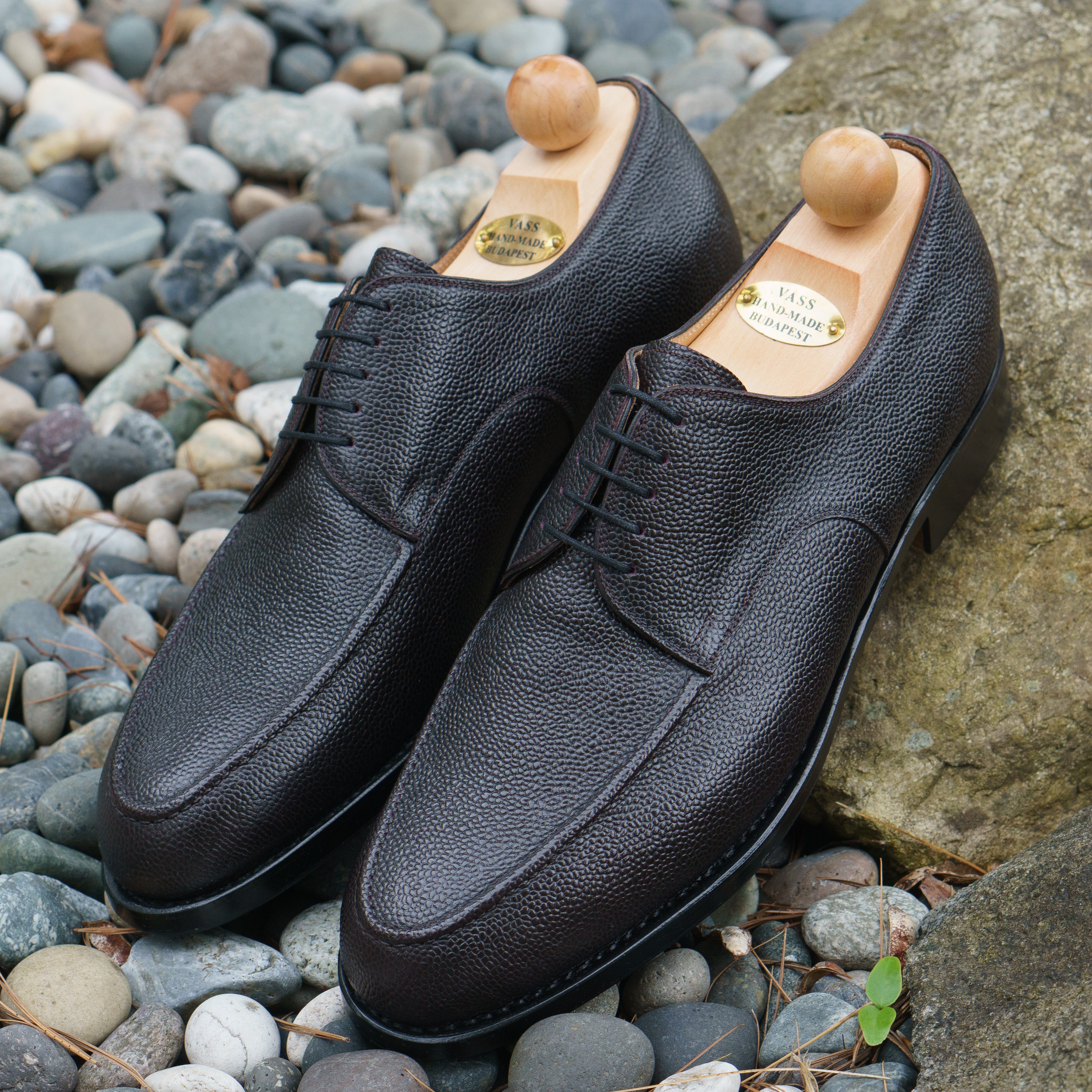 London w/ Stitched Upper - Oxblood Scotchgrain