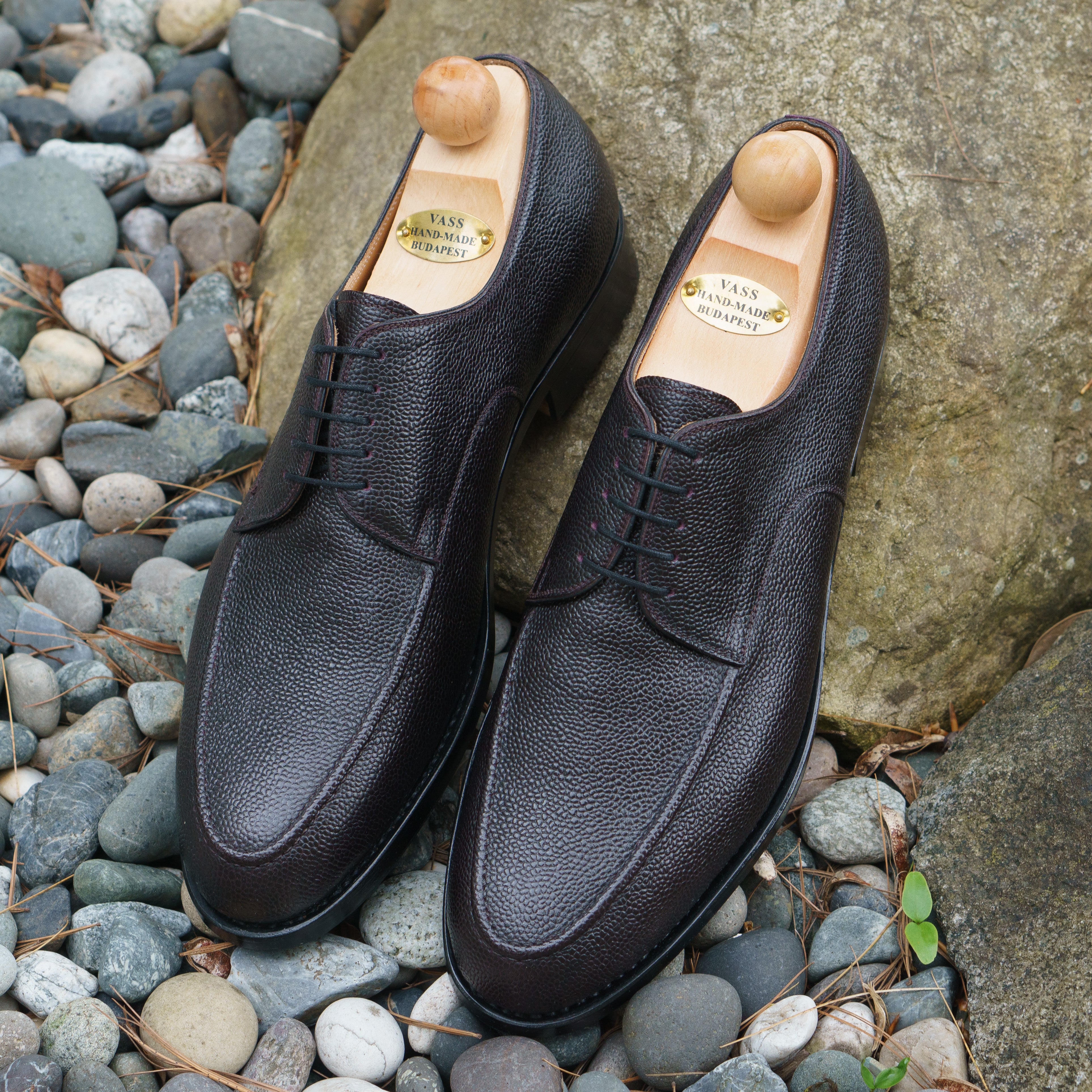 London w/ Stitched Upper - Oxblood Scotchgrain