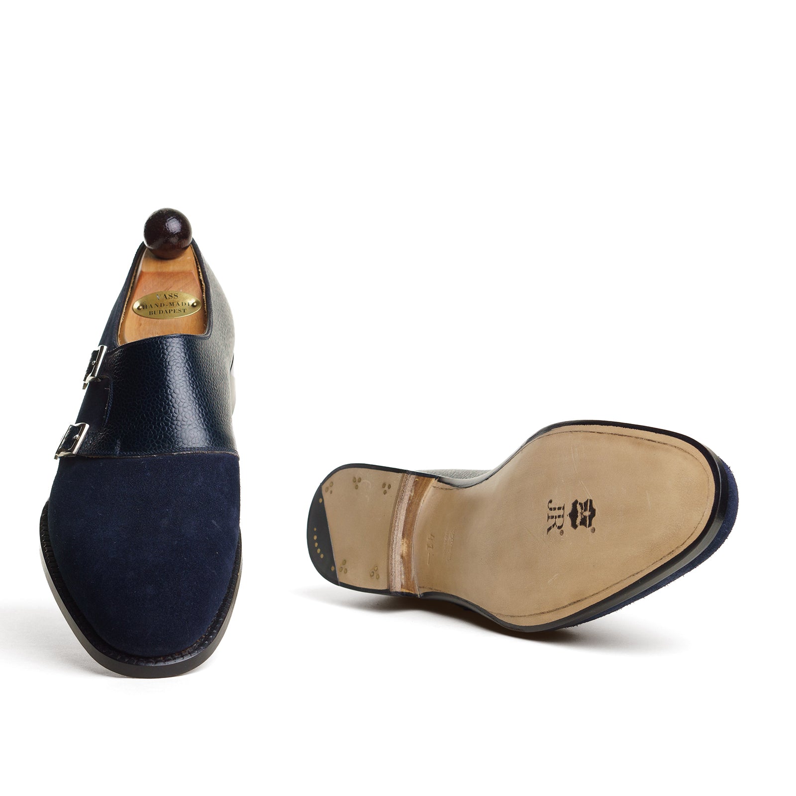 Double Monk - Blue Suede / Scotchgrain