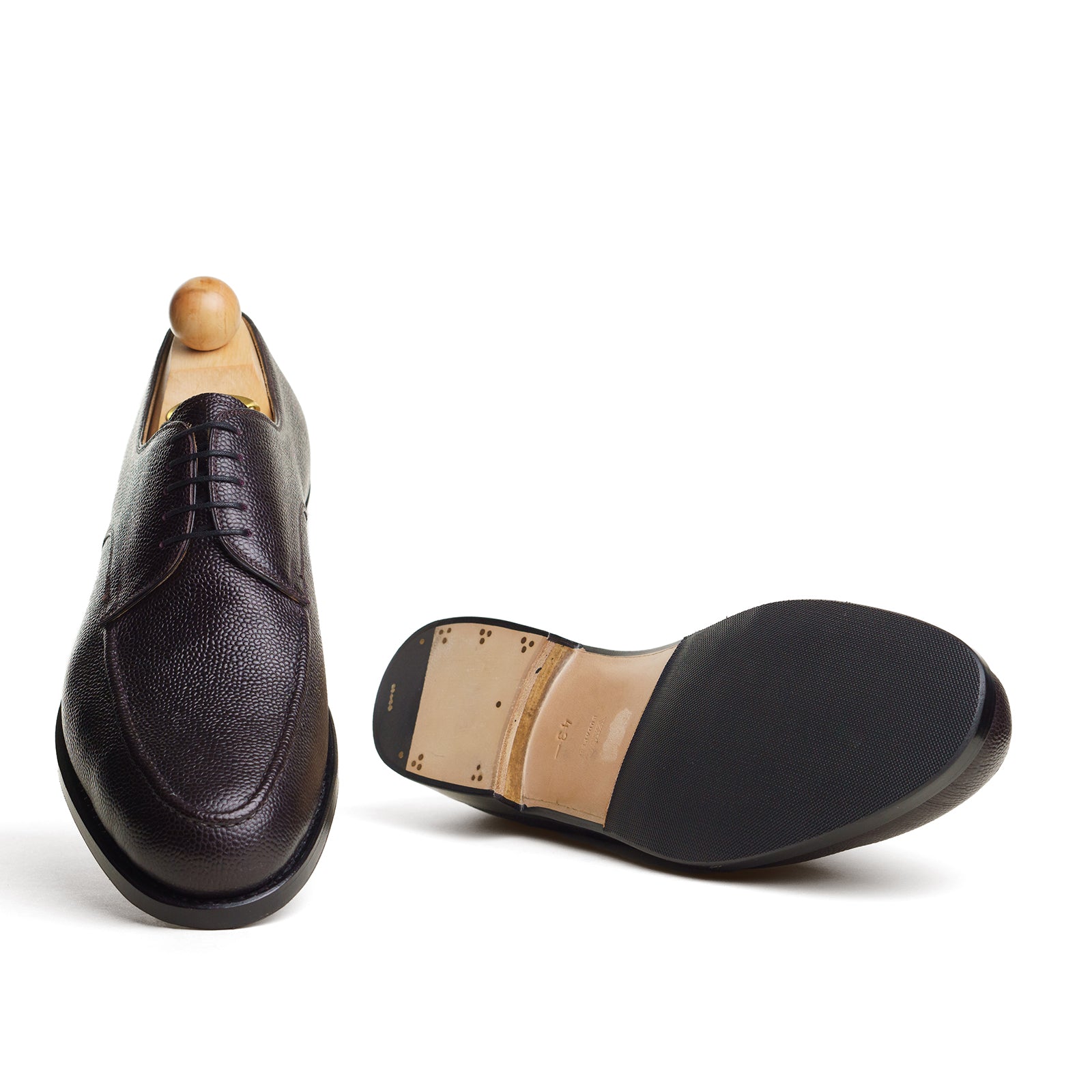 London w/ Stitched Upper - Oxblood Scotchgrain