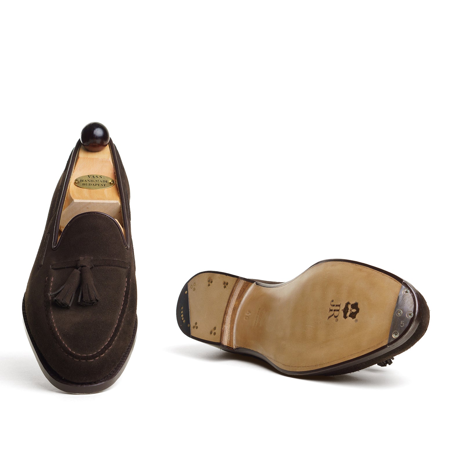 Tassel Loafer - Dark Brown Suede