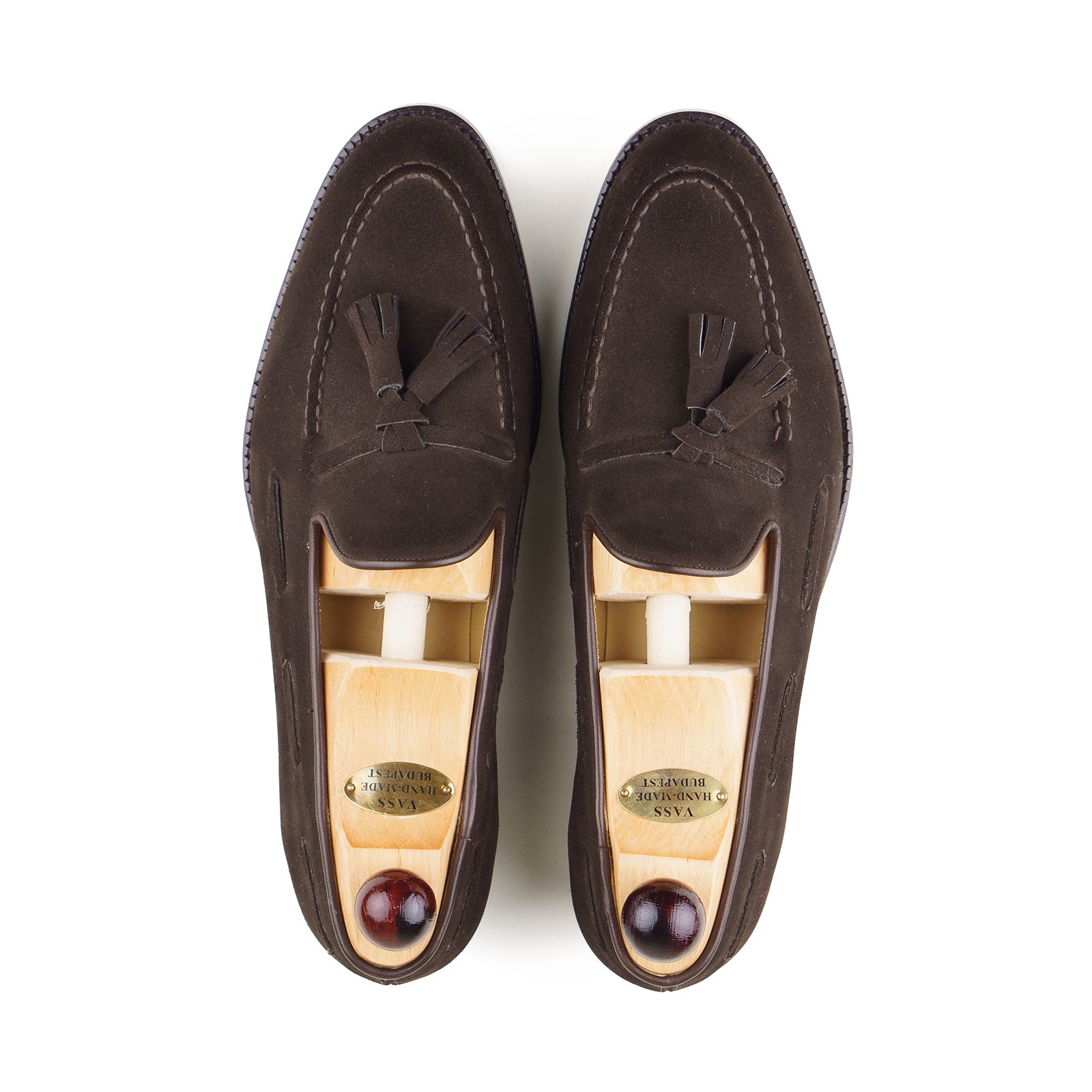 Tassel Loafer - Dark Brown Suede
