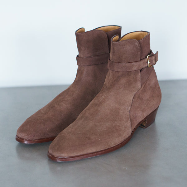Style 3930 - Tabacco Suede Cuban Heel