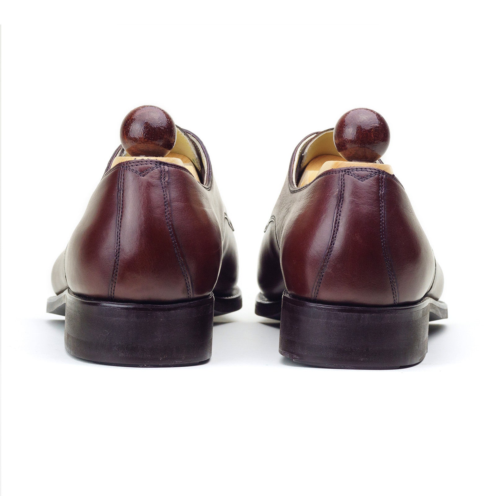 Vass Shoes Style 1165 Dark Coganc Calf - Rear View