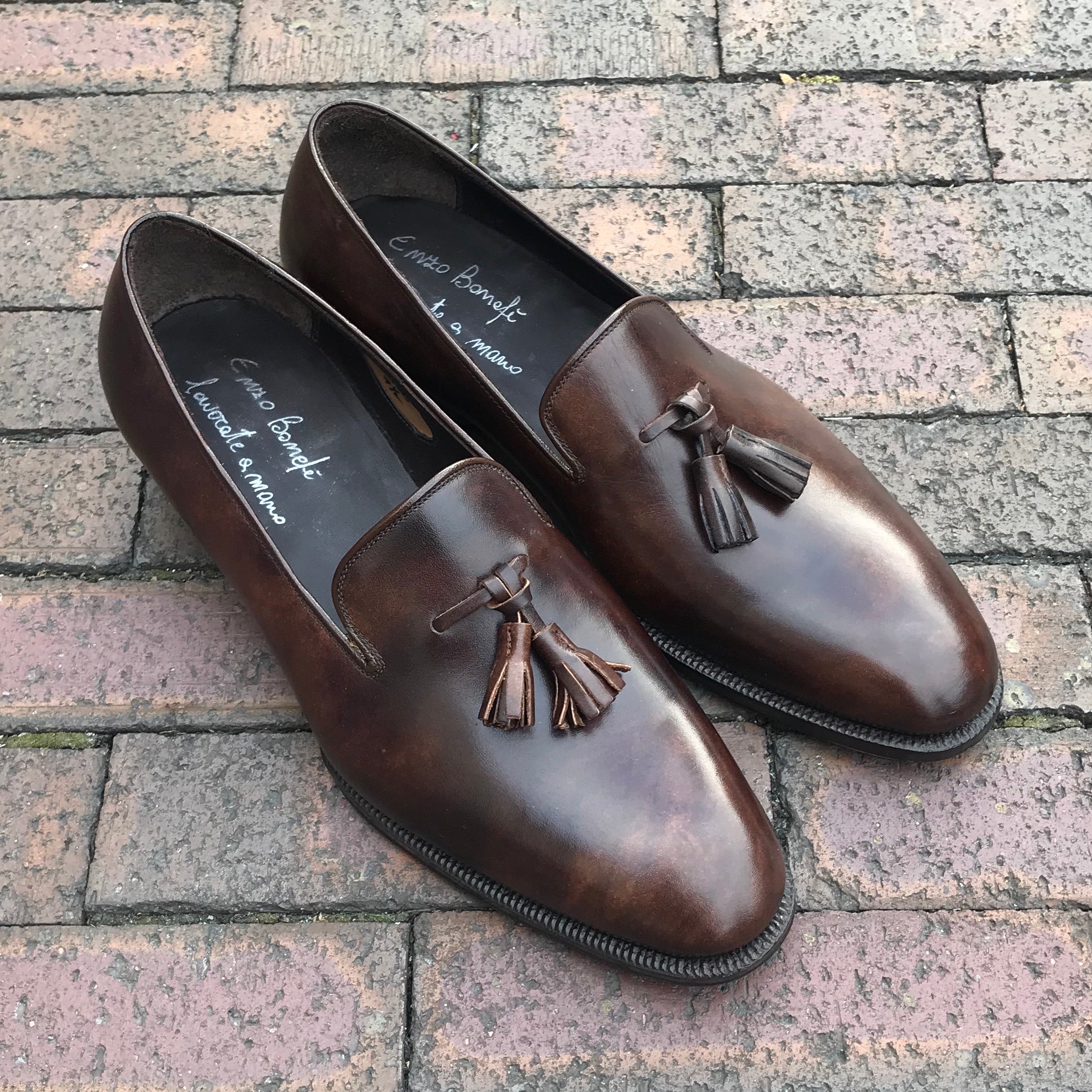 Enzo Bonafè Style Enzo - Dark Brown Museum Calf – Mehra