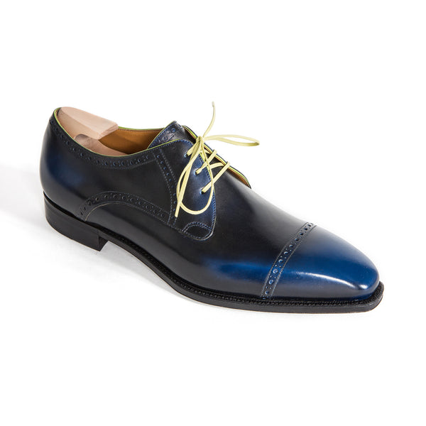 Corthay Ike - Dark Blue Calf Patina