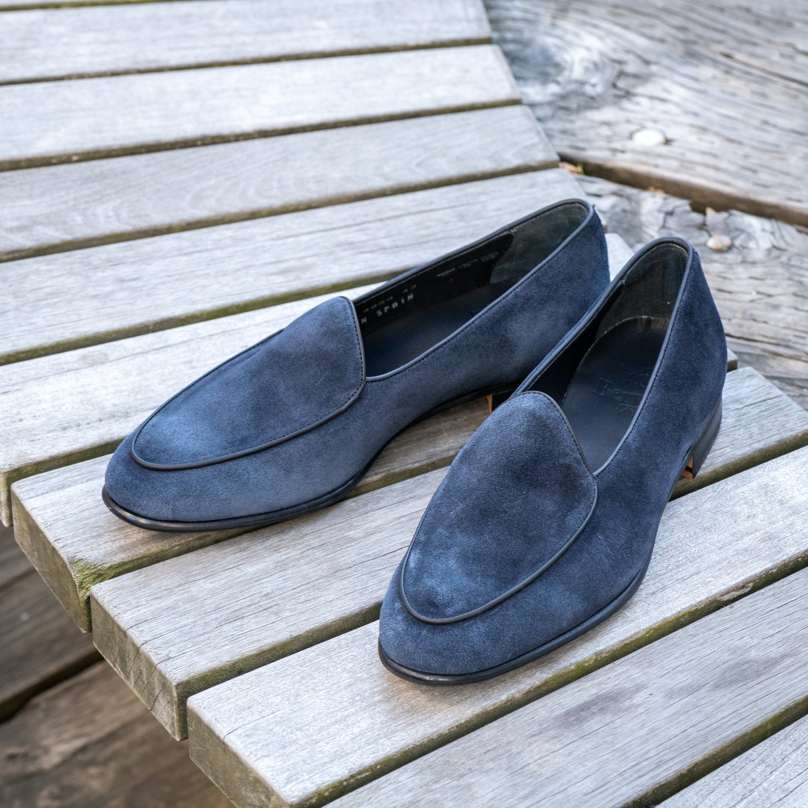 4950 Belgian Loafer - Baltic Navy Repello Suede