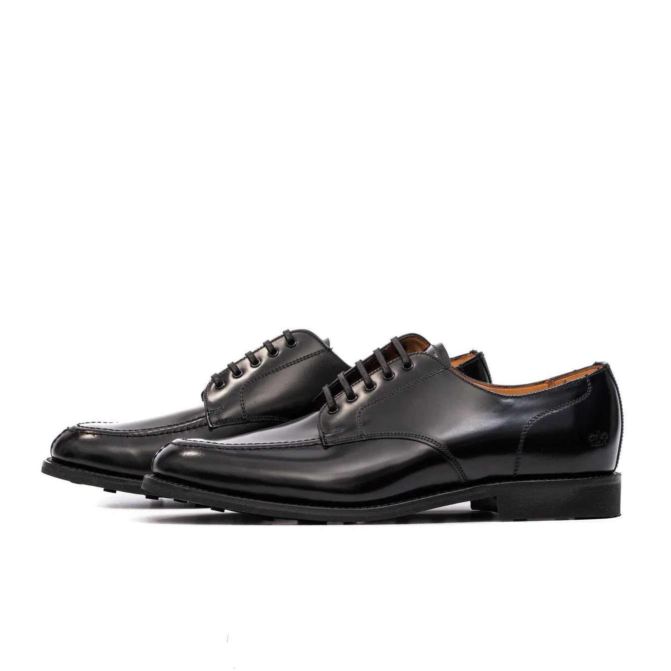 1130B Military Derby Shoe - Black Leather