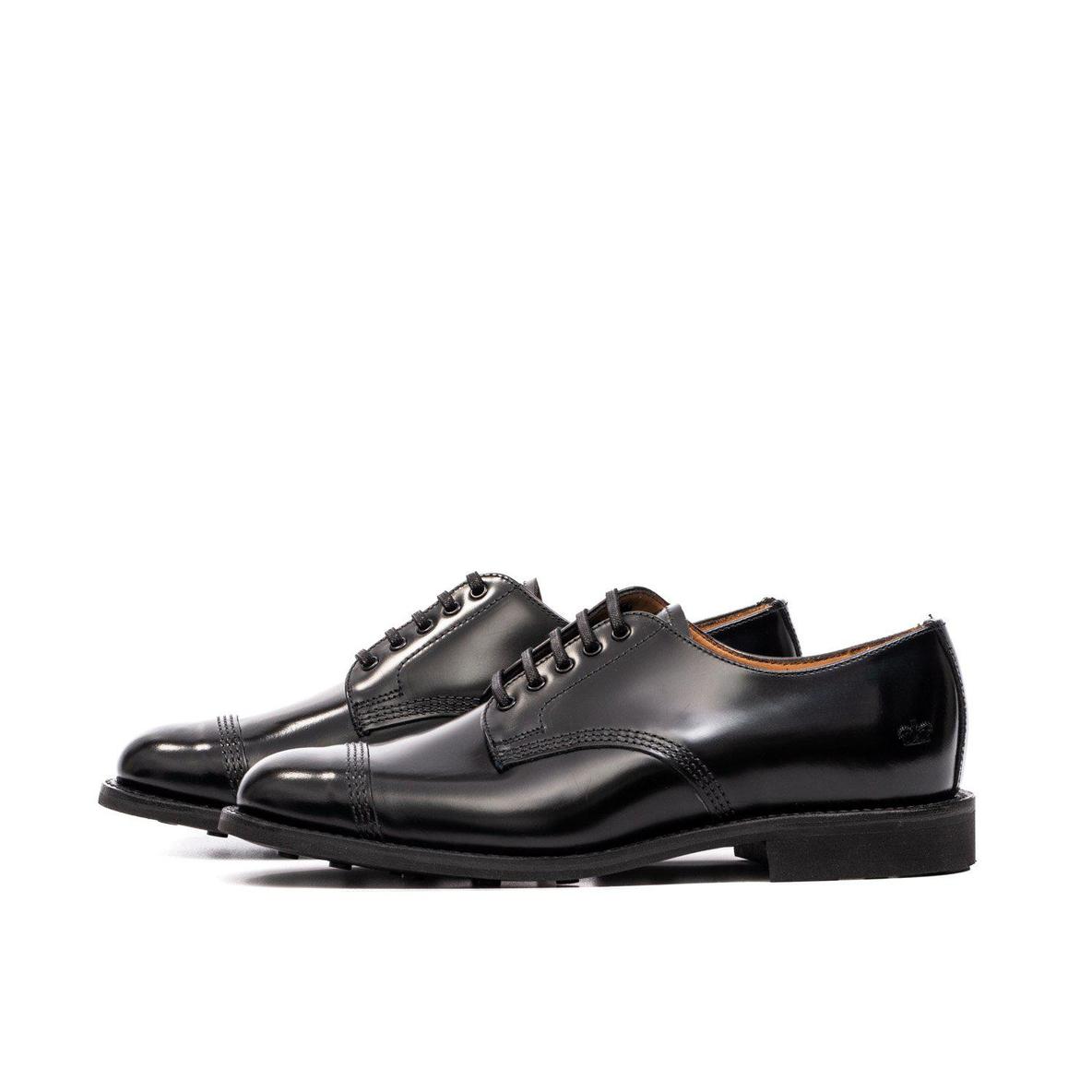 Sanders 1128B Military Derby Shoe - Black Leather – Mehra