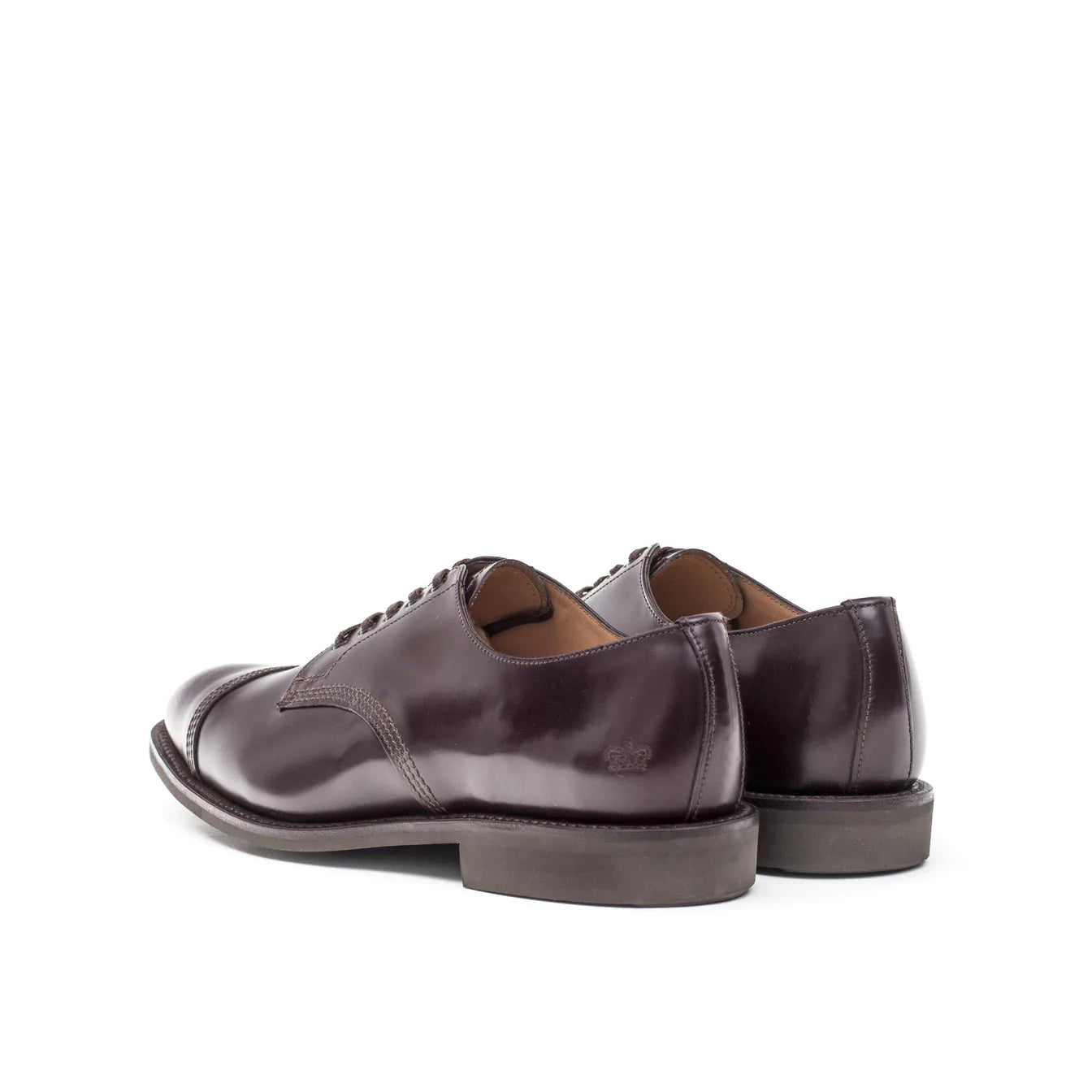 Sanders 1128R Military Derby Shoe - Burgundy Leather – Mehra