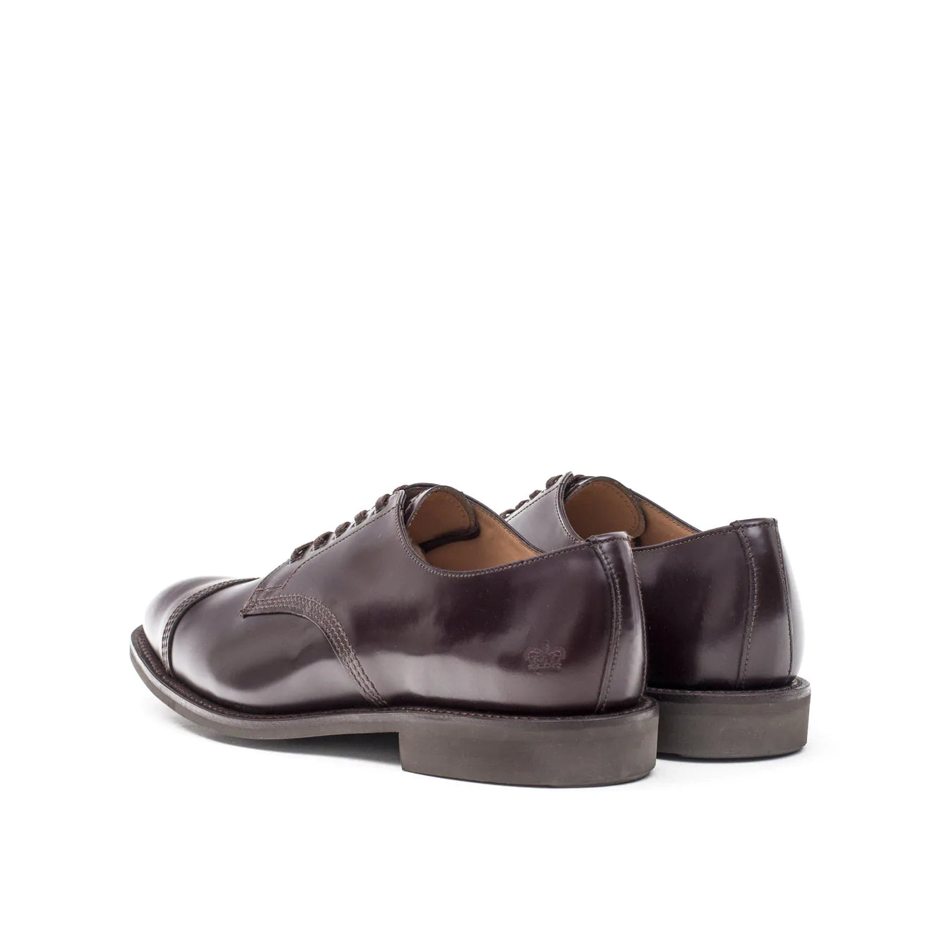 1128R Military Derby Shoe - Burgundy Leather