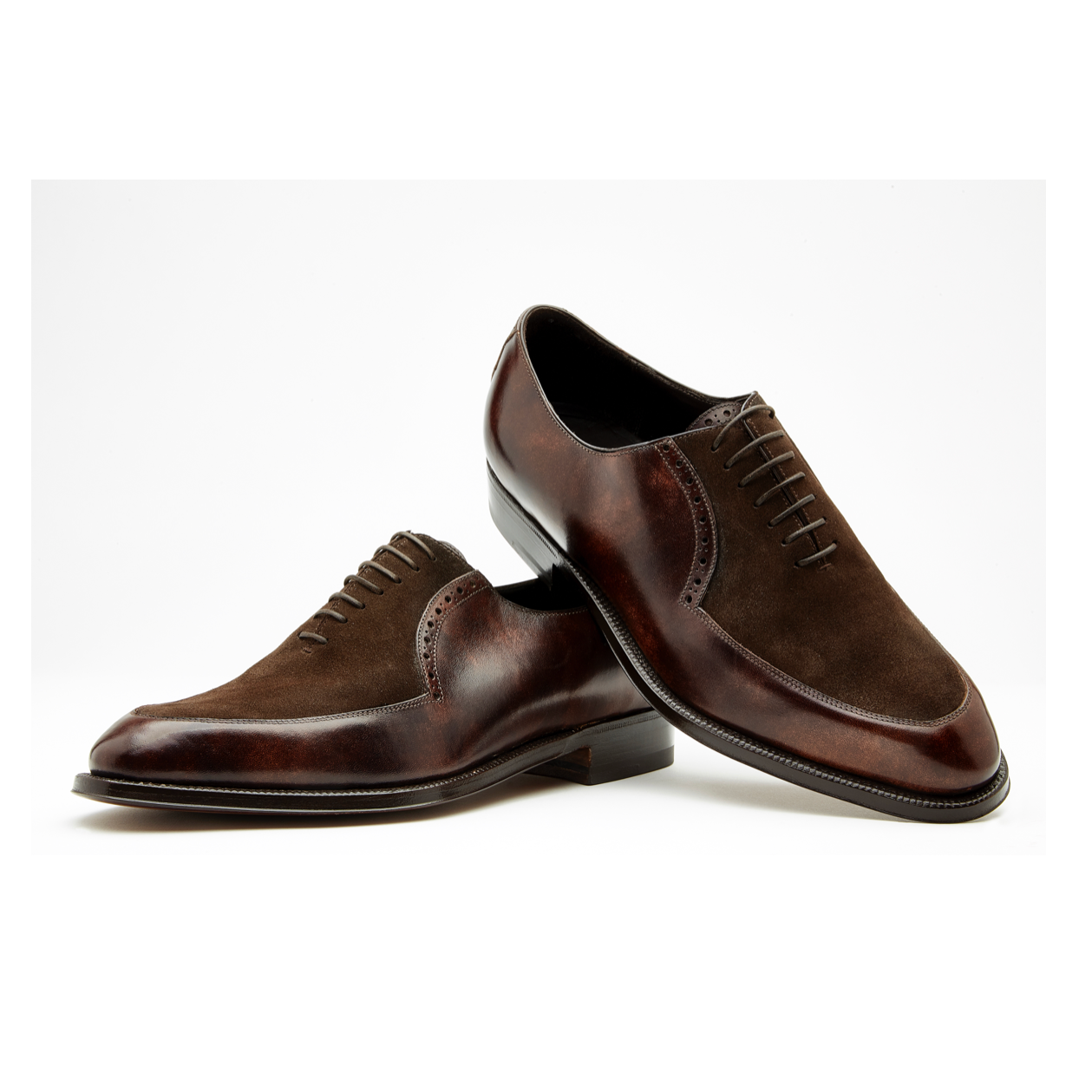 Style 4006 - Dark Brown Museum Calf / Moka Suede