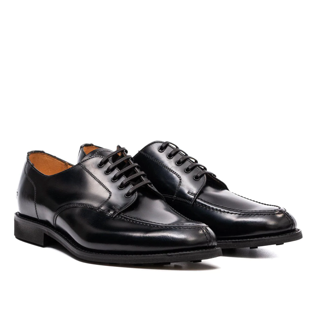 1130B Military Derby Shoe - Black Leather