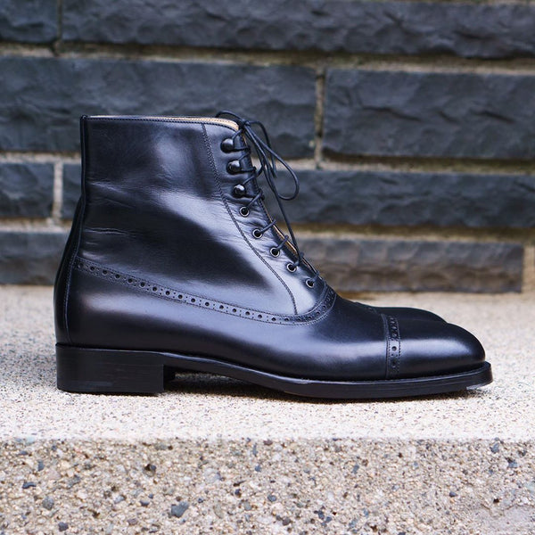 Balmoral Boot - Black Calf
