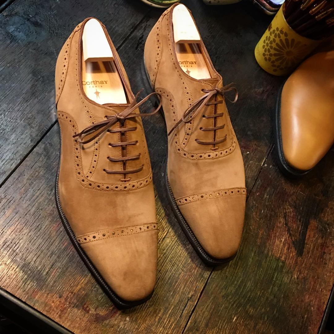 Corthay Bucy - Castor Suede – Mehra