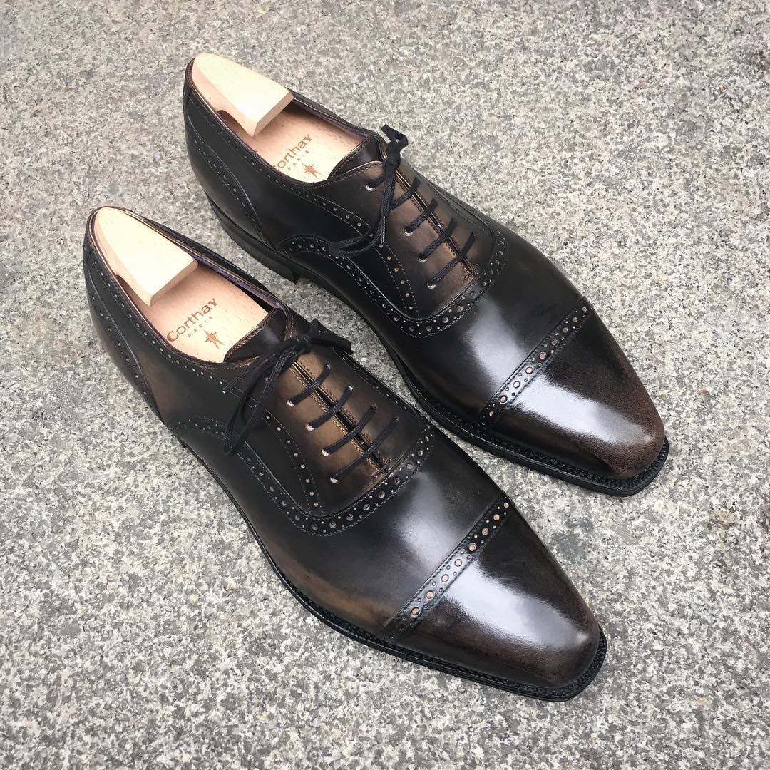 Corthay Bucy - Old Black Calf Patina – Mehra