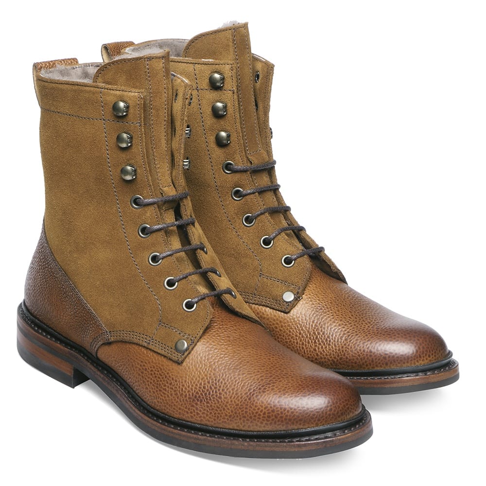 Scott - Almond Grain / Maracca Suede