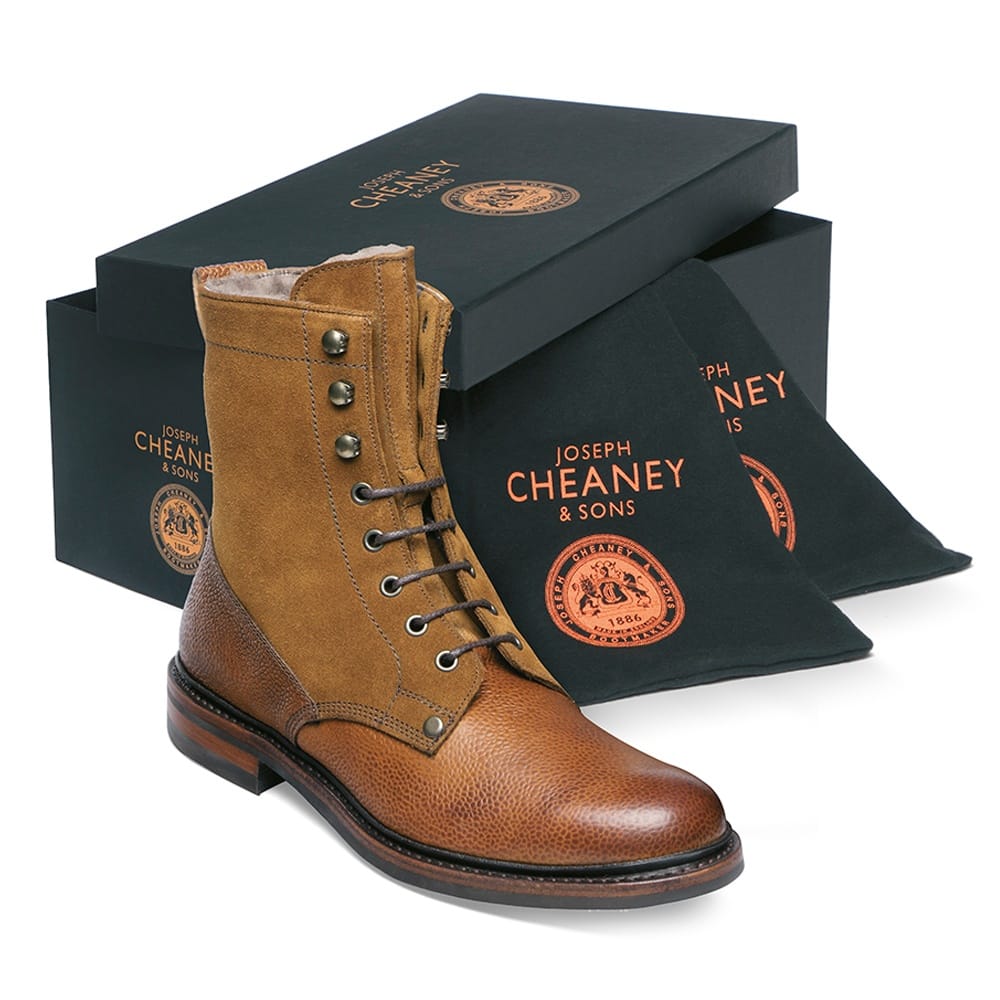 Scott - Almond Grain / Maracca Suede