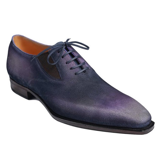 Corthay Easy - Aubergine Suede Patina