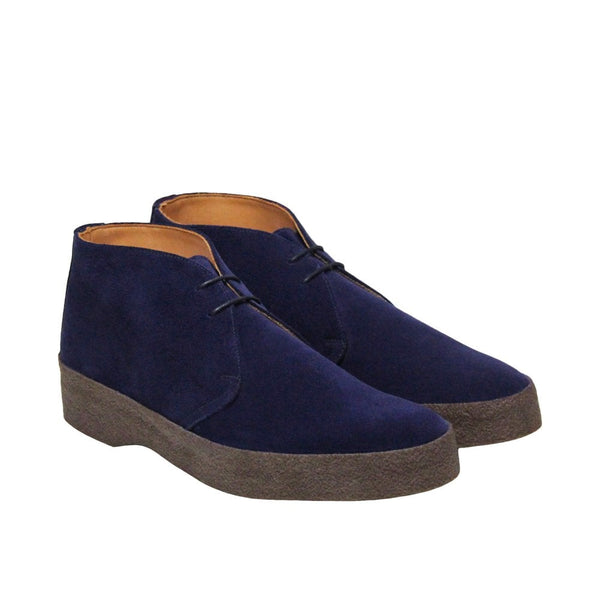 Hi Top - Navy Suede