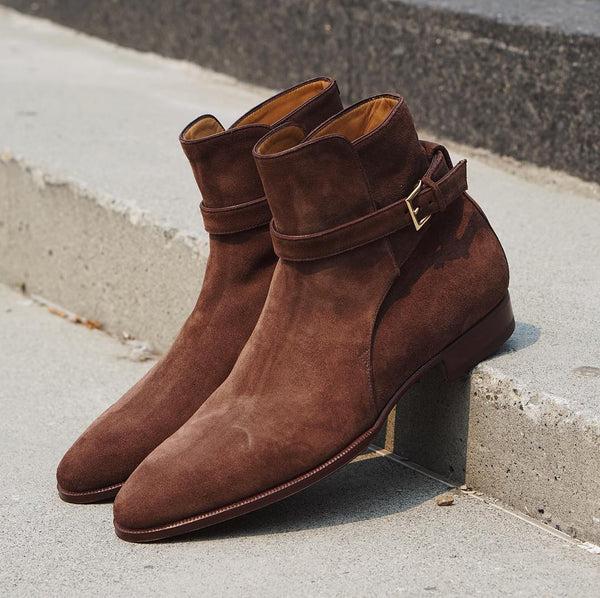 Style 3930 - Tabacco Suede Standard Heel