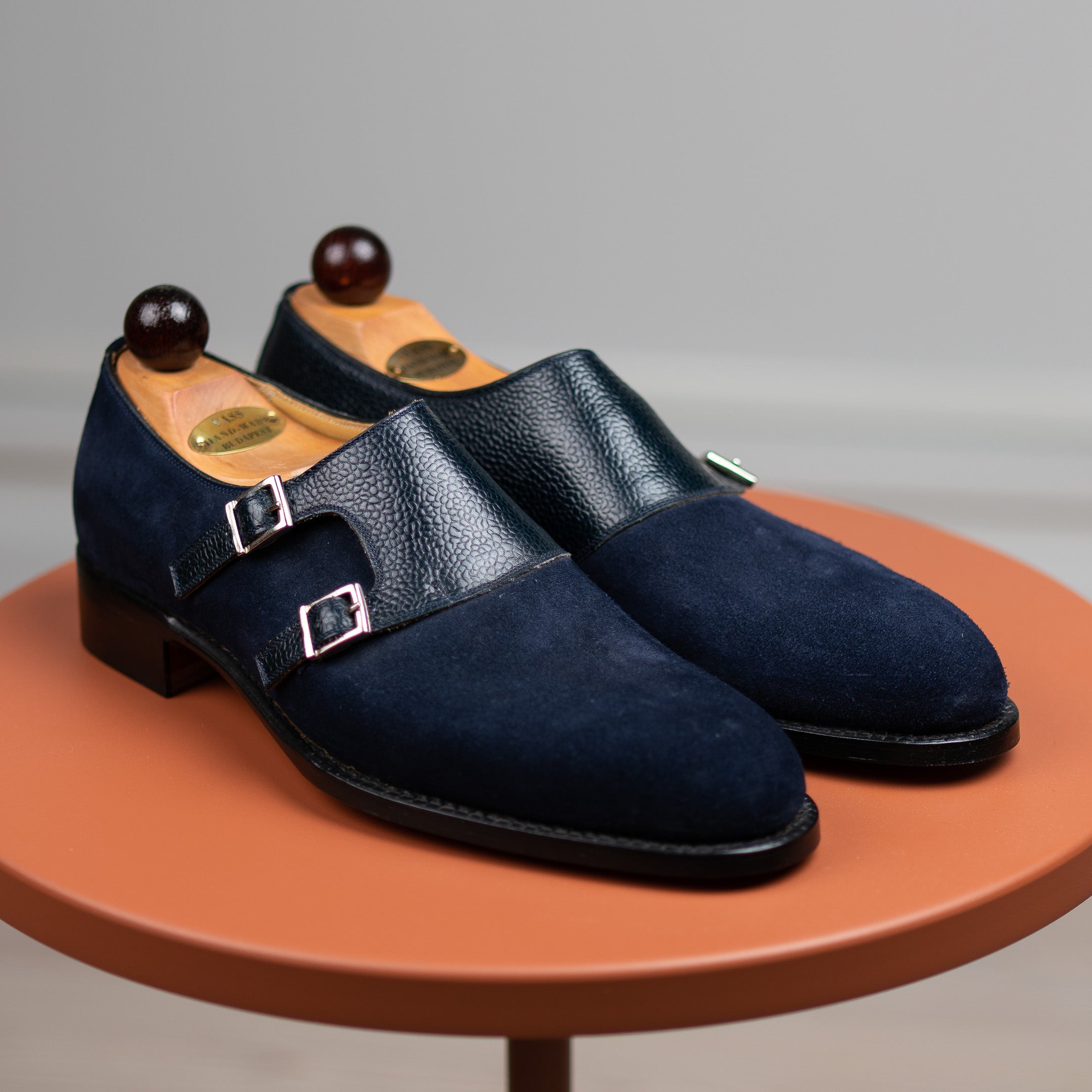 Double Monk - Blue Suede / Scotchgrain