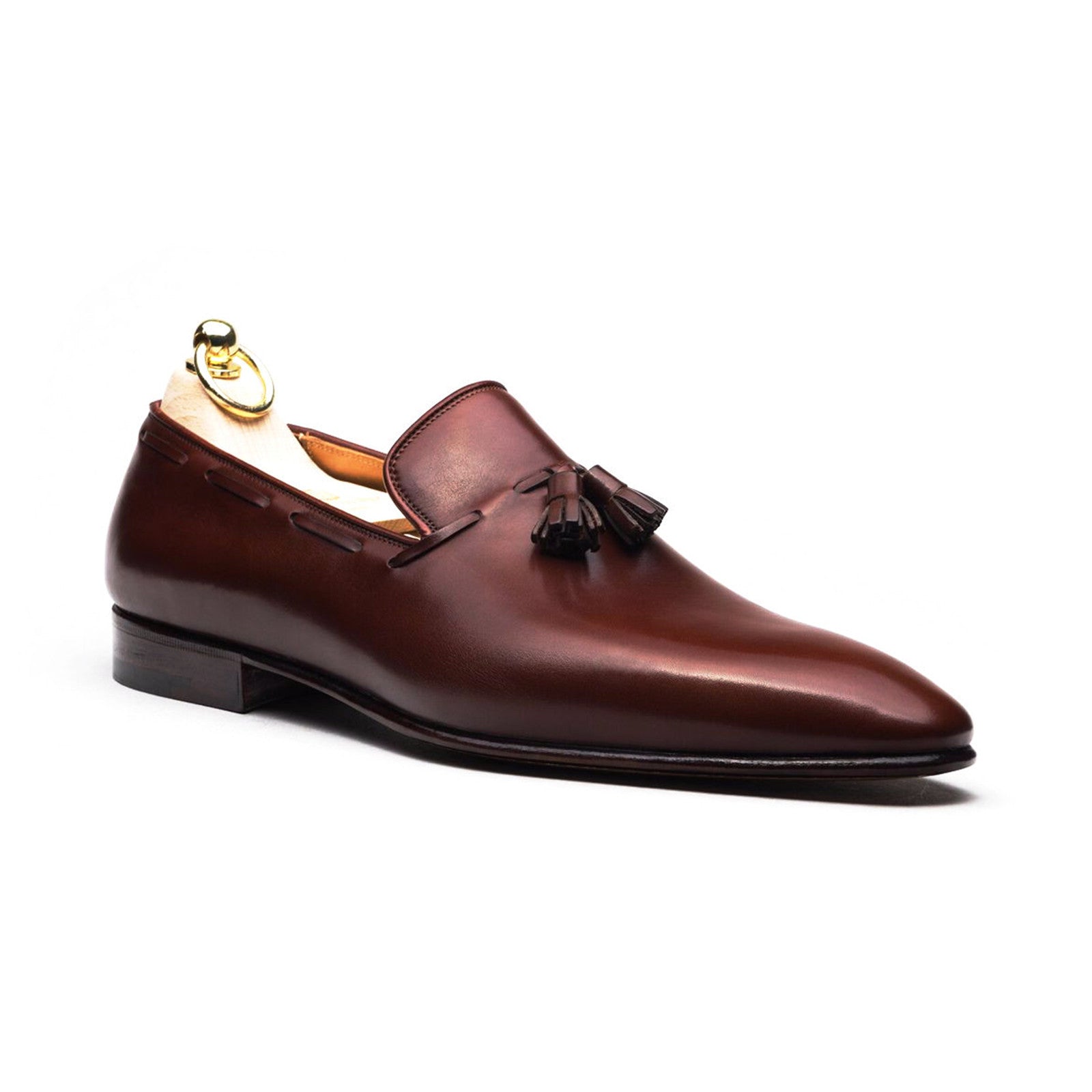 Stefano Bemer Style 1216 Loafer - Burgundy Calf - Default Pic