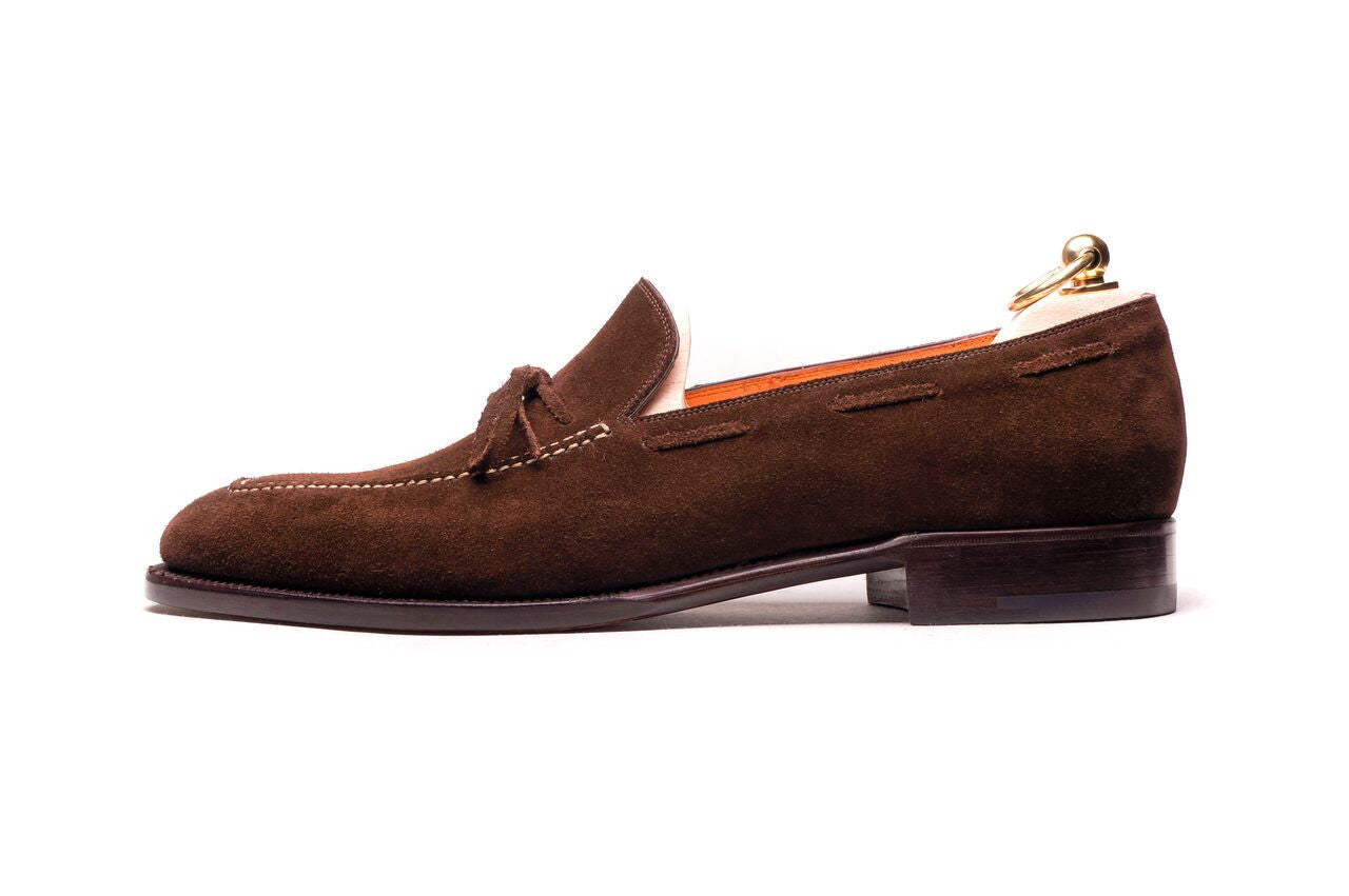 Stefano Bemer Style 1320 - Brown Suede - Side View