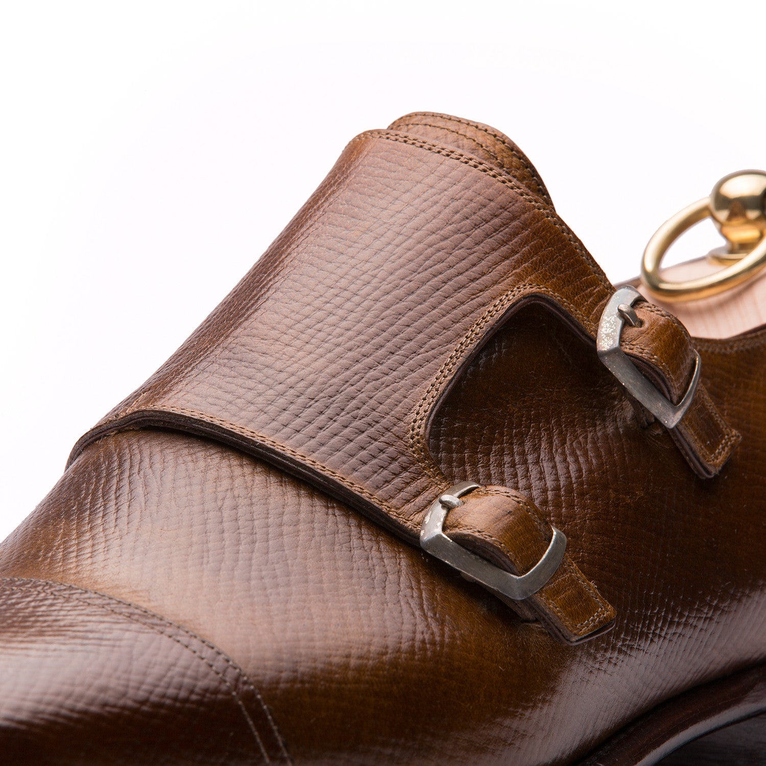 Stefano Bemer Style 2310 - Cinnamon Horsefront - Zoom Pic