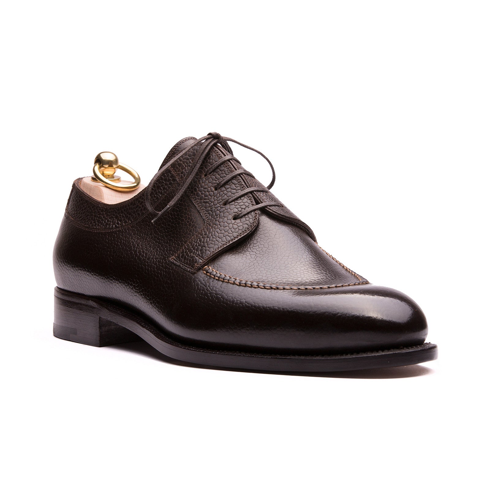 Stefano Bemer Style 5264 - Dark Brown Hatched Calf - Default Pic