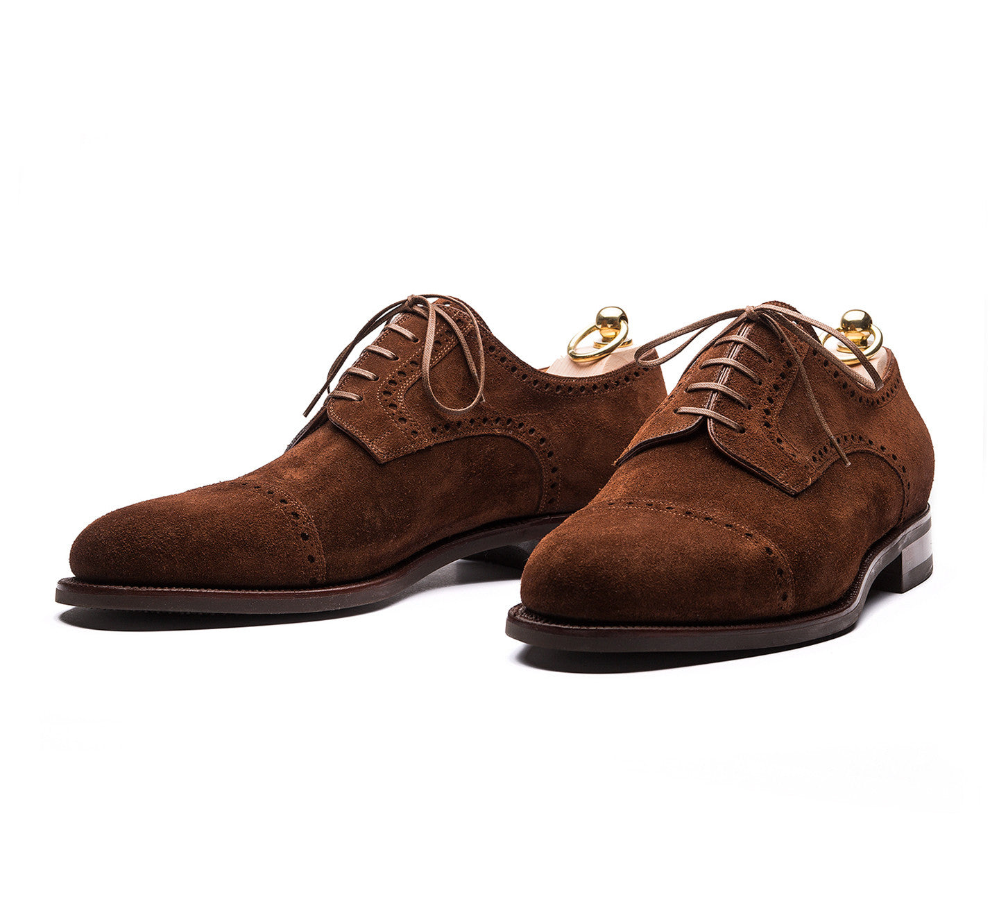 Stefano Bemer Style 5405 - Polo Brown Suede - Pair View