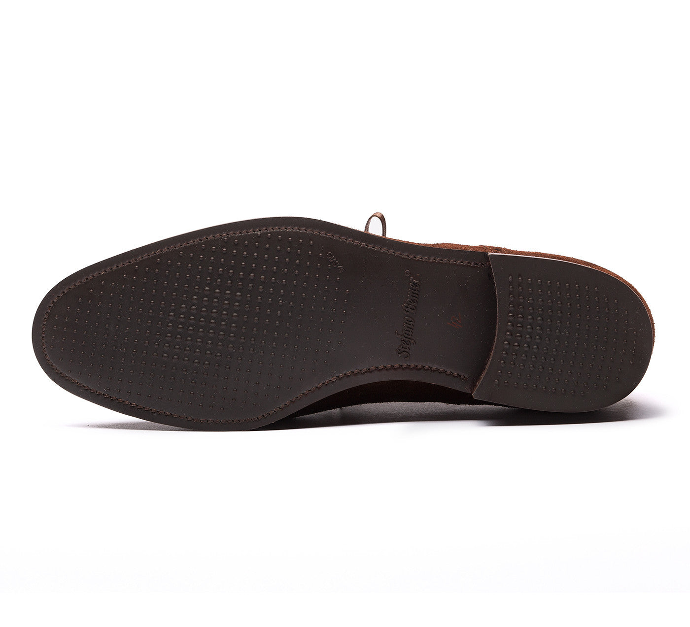 Stefano Bemer Style 5405 - Polo Brown Suede - Sole View