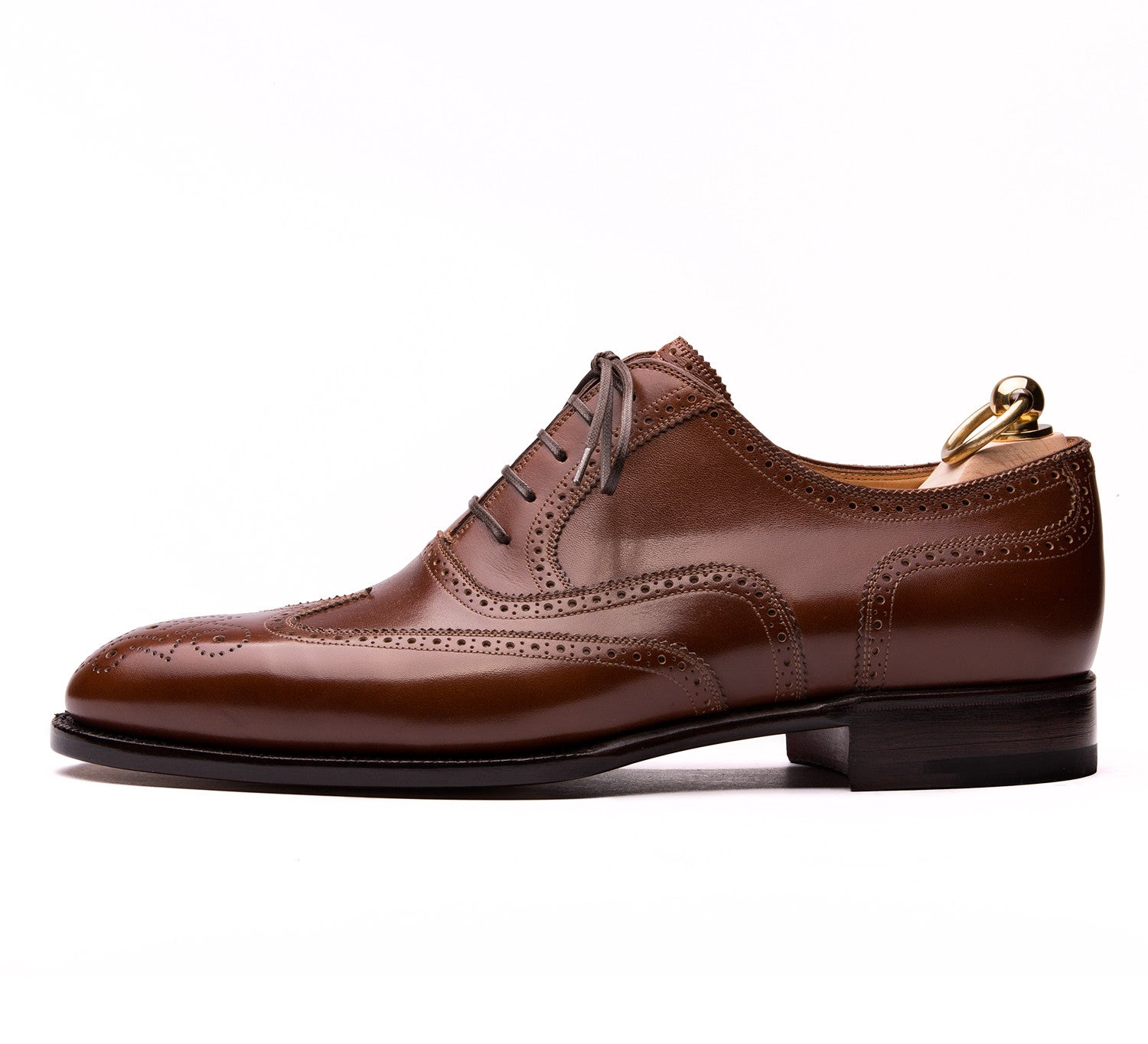 Stefano Bemer Style 6240 - Brown Calf - Side View