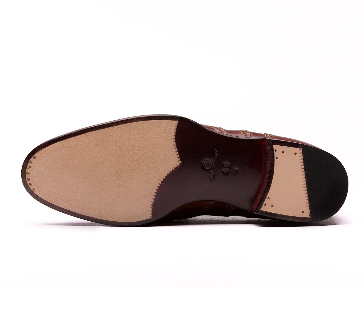 Stefano Bemer Style 6240 - Brown Calf - Sole View
