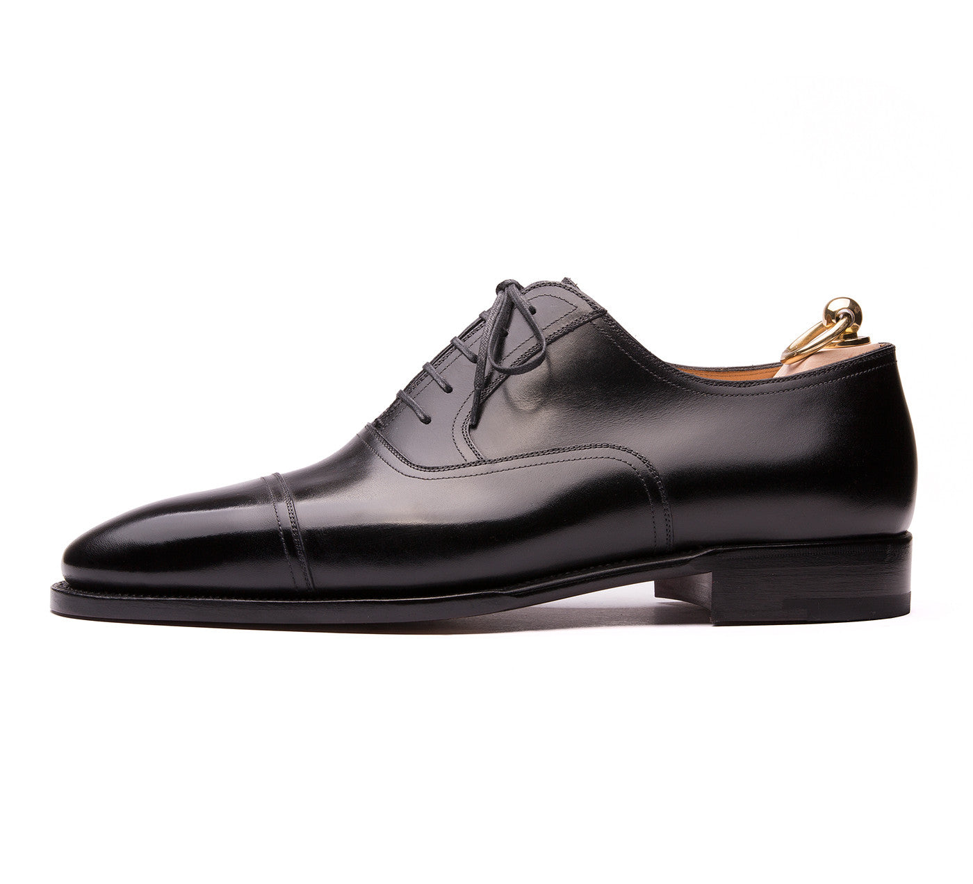 Stefano Bemer Style 6471 - Black Calf - Side View