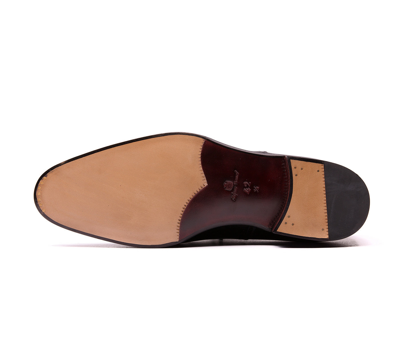 Stefano Bemer Style 6471 - Black Calf - Sole View