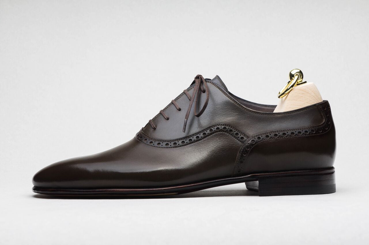 Stefano Bemer Style 6700 - Grey Calf - Side View