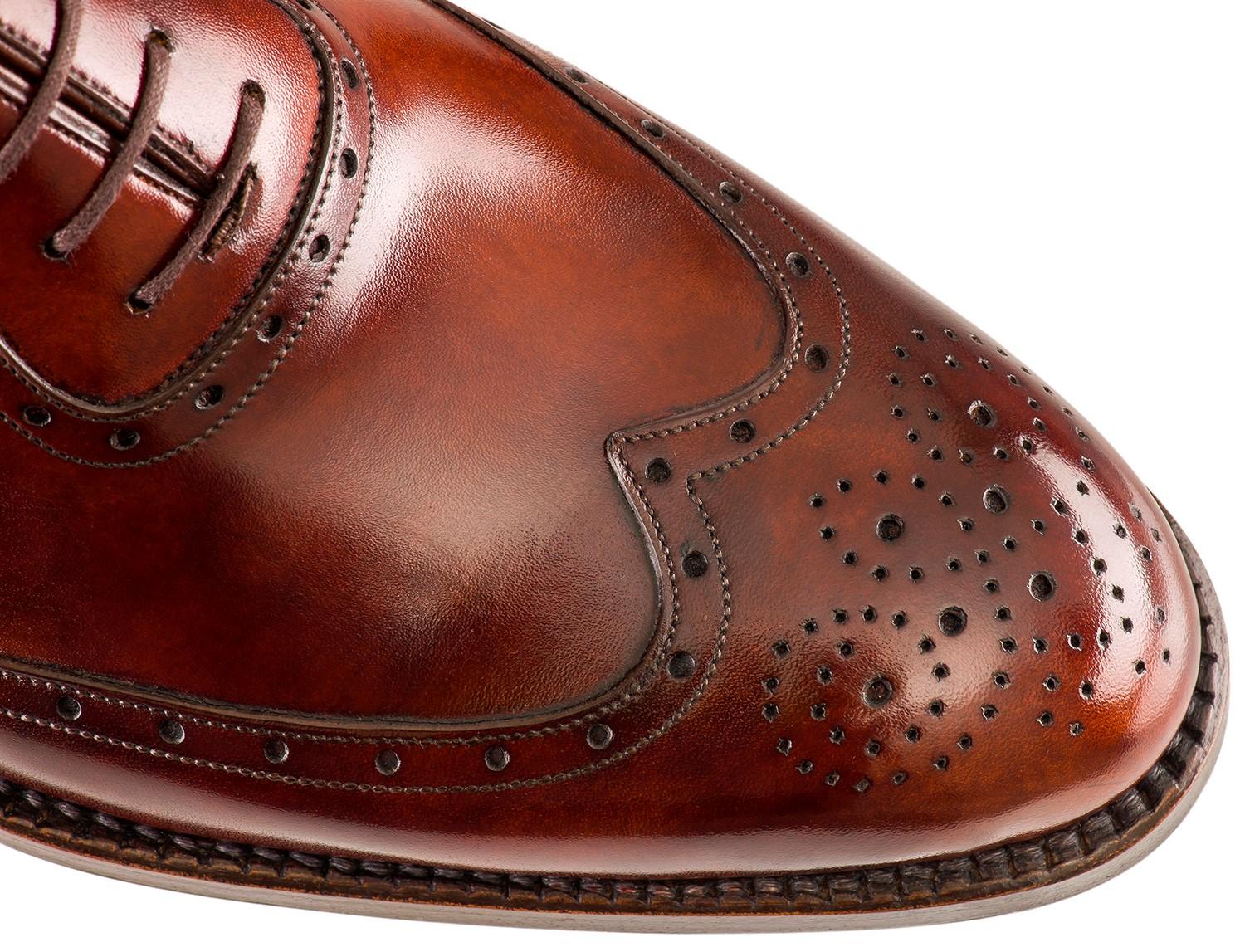 Italian Wingtip - Gold Museum Calf