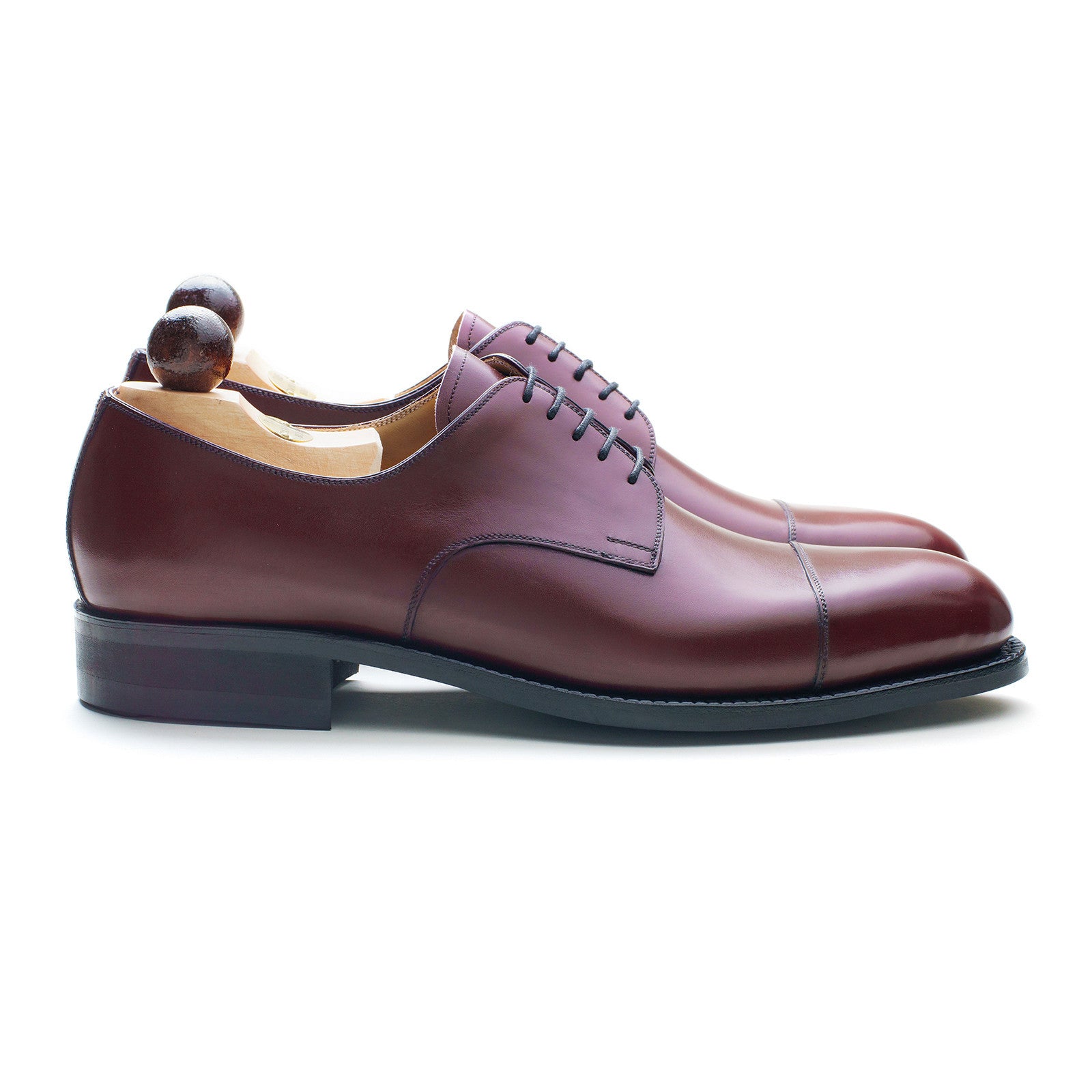Vass Shoes Style 5150 Derby Burgundy Calf - Side View