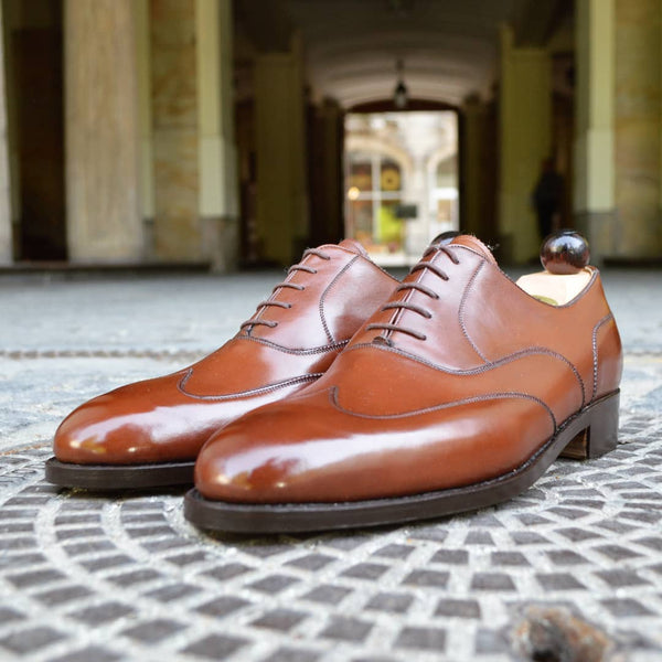 Austerity Oxford - 6125 Dark Cognac Calf