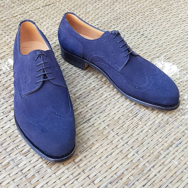 Budapest Derby - Blue Suede