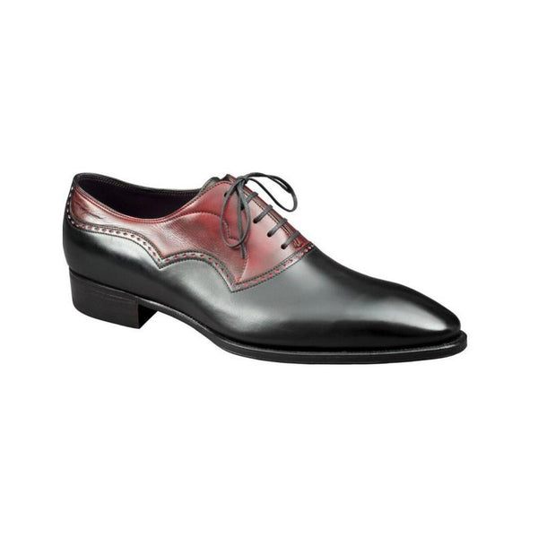 Corthay Wilfrid - Black Calf / Lie de Vin Calf Patina